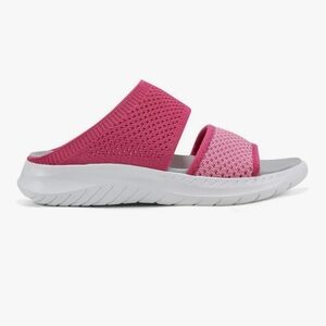 Easy Spirit Womens Davera 2 Open Toe Slip On Slide Sandals